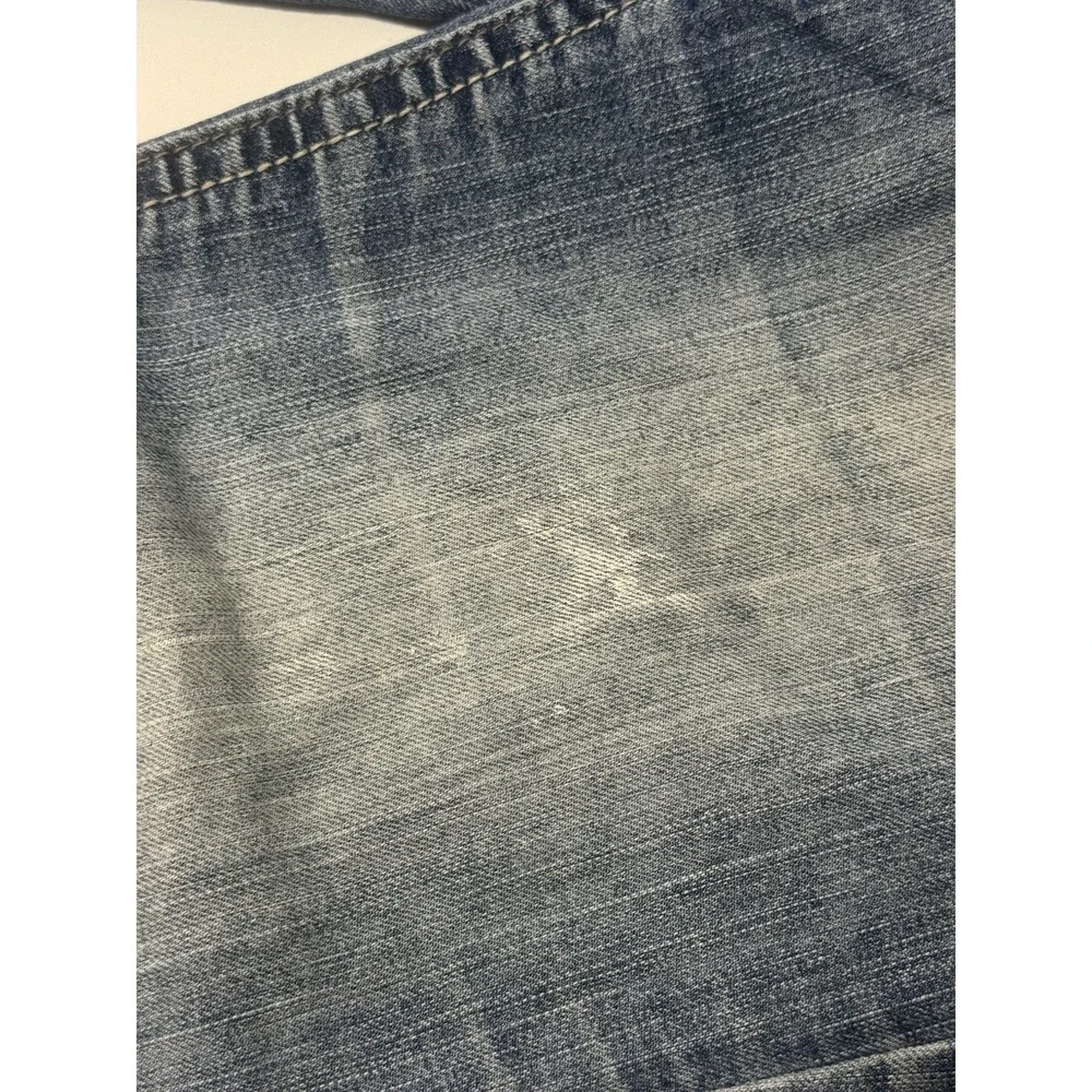 Wallflower Women's Size 15 Distressed Bootcut Jeans Light Wash Embroidered